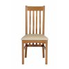 Chelsea Oak Dining Chair Cream Leather Pad - 30% OFF CODE FLASH - 4