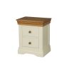 Farmhouse Country Oak Cream Painted Bedside Table - 10% OFF SPRING SALE - 9