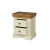 Farmhouse Country Oak Cream Painted Bedside Table - 10% OFF SPRING SALE - 10