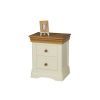 Farmhouse Country Oak Cream Painted Bedside Table - 20% OFF SPRING SALE - 11