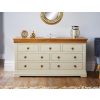 Farmhouse Country Oak Cream Painted 3 Over 4 Chest of Drawers - 10% OFF WINTER SALE - 3