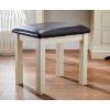 Farmhouse Country Oak Cream Painted Dressing Table Stool - SPRING MEGA DEAL - 2