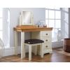 Farmhouse Country Oak Cream Painted Dressing Table Stool - SPRING MEGA DEAL - 3