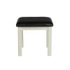 Farmhouse Country Oak Cream Painted Dressing Table Stool - SPRING MEGA DEAL - 5