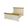 Farmhouse Country Oak Cream Painted 5 Foot King Size Bed - SPRING SALE - 3