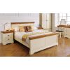 Farmhouse Country Oak Cream Painted 5 Foot King Size Bed - 10% OFF SPRING SALE - 2