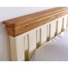 Farmhouse Country Oak Cream Painted Slatted 4ft 6 Inches Double Bed - SPRING SALE - 6