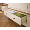 Farmhouse Country Oak Cream Painted Triple Wardrobe - SPRING SALE - 9