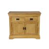 Farmhouse 100cm Assembled Oak Sideboard - 10% OFF CODE SAVE - 11