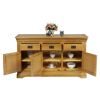 Farmhouse 140cm Large Assembled Oak Sideboard - 10% OFF CODE SAVE - 7