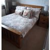 Farmhouse Country Oak Slatted 4ft 6 Inches Double Bed - SPRING SALE - 3