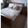 Farmhouse Country Oak Slatted 4ft 6 Inches Double Bed - 10% OFF SPRING SALE - 3