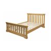 Farmhouse Country Oak Slatted 5 Foot Kingsize Bed - 10% OFF SPRING SALE - 6