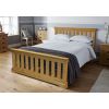 Farmhouse Country Oak Slatted 5 Foot Kingsize Bed - SPRING SALE - 4