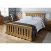 Farmhouse Country Oak Slatted 5 Foot Kingsize Bed - 10% OFF SPRING SALE - 4