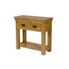 Farmhouse Oak 2 Drawer Console Table - SPRING SALE - 4