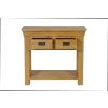 Farmhouse Oak 2 Drawer Console Table - SPRING SALE - 6