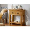 Farmhouse Oak 2 Drawer Console Table - SPRING SALE - 2