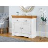 Farmhouse White Painted 100cm Assembled Oak Sideboard - 10% OFF SPRING SALE - 2