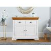 Farmhouse White Painted 100cm Assembled Oak Sideboard - 10% OFF SPRING SALE - 4