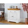 Farmhouse White Painted Small 80cm Oak Sideboard - SPRING SALE - 2