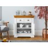 Farmhouse White Painted Small 80cm Oak Sideboard - 10% OFF SPRING SALE - 3