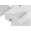 Farmhouse Country White Painted Double Pedestal Large Dressing Table / Desk - SPRING SALE - 12