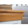 Farmhouse White Painted 2 Drawer Oak Bedside Table - SPRING SALE - 9