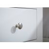 Farmhouse White Painted 2 Drawer Oak Bedside Table - SPRING SALE - 10