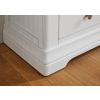 Farmhouse White Painted 2 Over 2 Oak Chest of Drawers - SPRING SALE - 9
