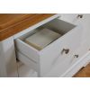 Farmhouse White Painted 2 Over 2 Oak Chest of Drawers - SPRING SALE - 10