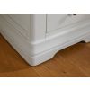 Farmhouse White Painted 5 Drawer Oak Tallboy Chest of Drawers - SPRING SALE - 7