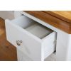Farmhouse White Painted Oak Single Dressing Table / Home Office Desk - 10% OFF SPRING SALE - 10