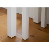 Farmhouse White Painted Oak Dressing Table Mirror Stool Set - SPRING SALE - 9