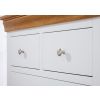 Farmhouse White Painted 2 Over 3 Oak Chest of Drawers - SPRING SALE - 7
