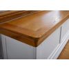 Farmhouse White Painted Large Oak Blanket Storage Box - 10% OFF SPRING SALE - 9