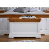 Farmhouse White Painted Oak Blanket Box - 10% OFF SPRING SALE - 9