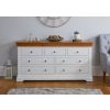 Farmhouse White Painted 3 Over 4 Oak Assembled Chest of Drawers - 10% OFF SPRING SALE - 4