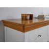 Farmhouse White Painted 3 Over 4 Oak Assembled Chest of Drawers - 10% OFF SPRING SALE - 9