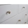 Farmhouse White Painted 3 Over 4 Oak Chest of Drawers - 20% OFF SPRING SALE - 9