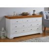 Farmhouse White Painted 3 Over 4 Oak Chest of Drawers - 20% OFF SPRING SALE - 10
