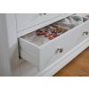 Farmhouse White Painted 3 Over 4 Oak Assembled Chest of Drawers - 10% OFF SPRING SALE - 12