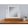 Farmhouse White Painted Oak Dressing Table Mirror - SPRING MEGA DEAL - 5