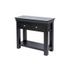 Toulouse Black Painted Console Table 2 Drawers Fully Assembled - 10% OFF SPRING SALE - 2