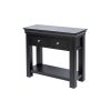 Toulouse Black Painted Console Table 2 Drawers Fully Assembled - SPRING SALE - 3
