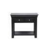 Toulouse Black Painted Console Table 2 Drawers Fully Assembled - SPRING SALE - 4