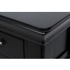 Toulouse Black Painted Console Table 2 Drawers Fully Assembled - SPRING SALE - 5
