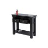 Toulouse Black Painted Console Table 2 Drawers Fully Assembled - SPRING SALE - 6