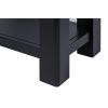 Toulouse Black Painted Console Table 2 Drawers Fully Assembled - SPRING SALE - 7