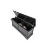 Toulouse Black Painted Large Assembled Blanket Box Storage Ottoman - 10% OFF CODE SAVE - 8